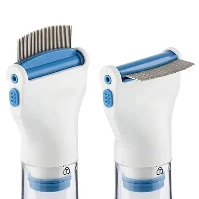 V-COMB Electronic Head Lice Removal Comb with Vacuum | Lice & Nits Cleaner | Safe Hair Lice Remover for Kids & Adults | Reusable Filter